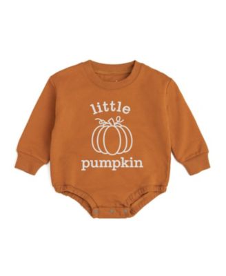 Boys' Little Pumpkin Long Sleeve Romper - Baby