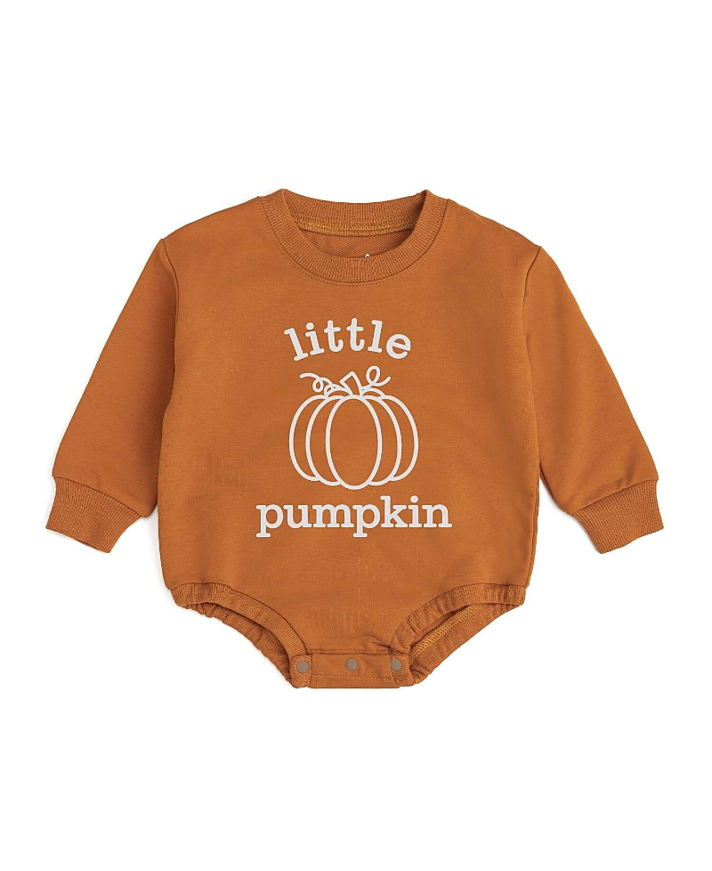 Sweet Wink Boys' Little Pumpkin Long Sleeve Romper - Baby