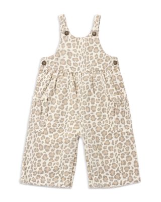 Girls' Printed Wide Leg Overalls - Baby