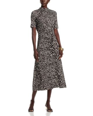 Endre Print Viscose Blend Jersey Fabric Dress