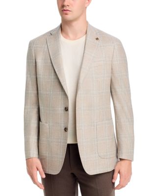 Peter Millar Bailey Wool & Cashmere Plaid Jacket In White