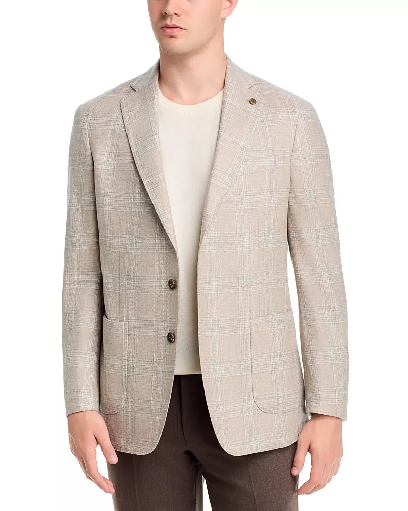Peter Millar Bailey Wool & Cashmere Plaid Jacket
