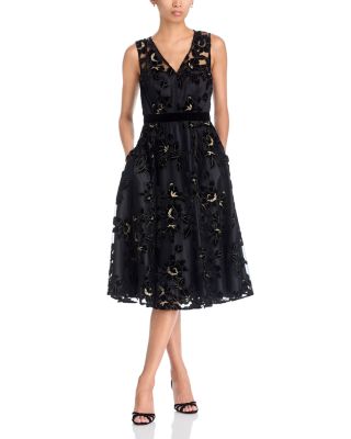 V Neck Cutout Sleeveless Dress
