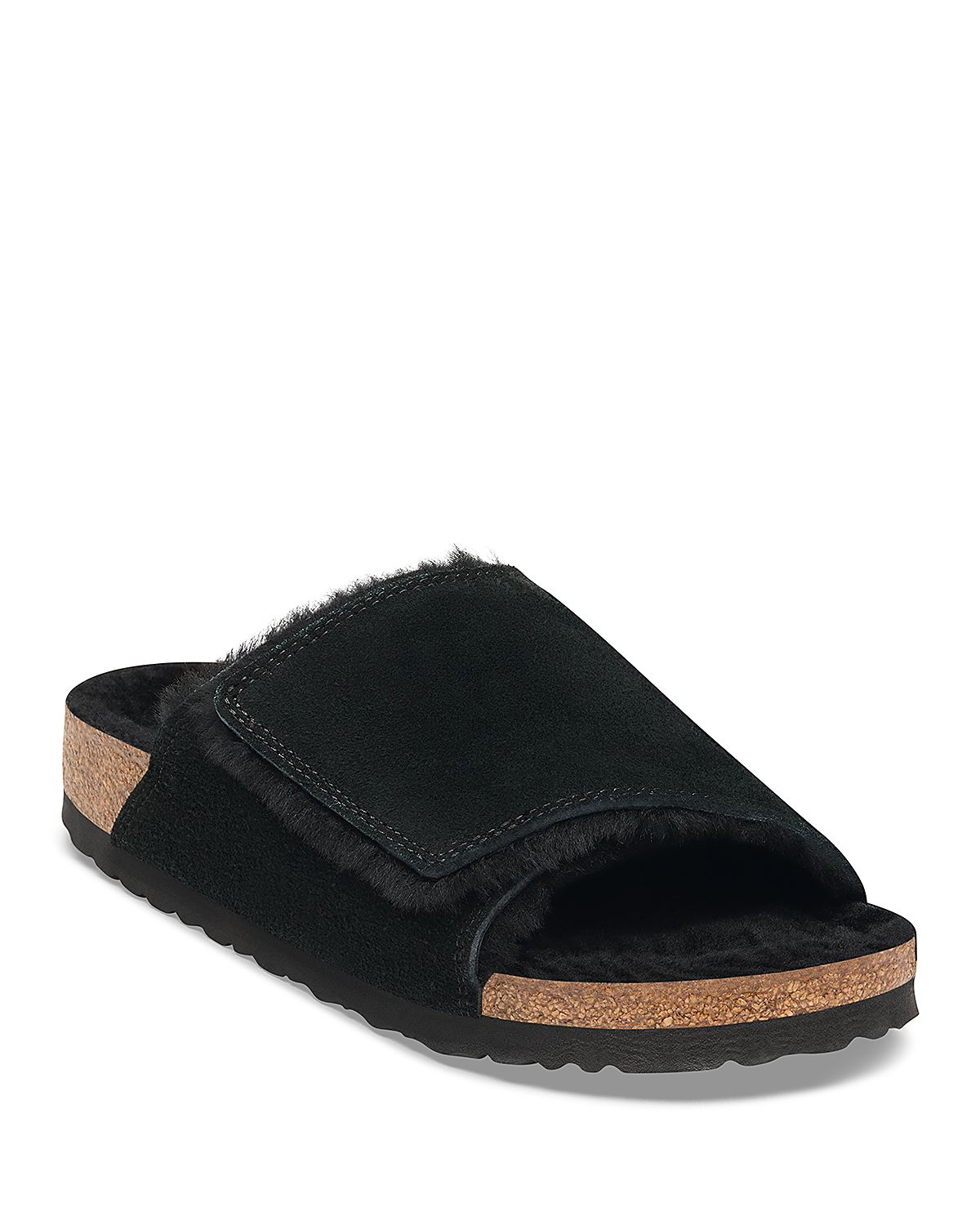 Birkenstock Men's Solana Suede Shearling Lined Slides