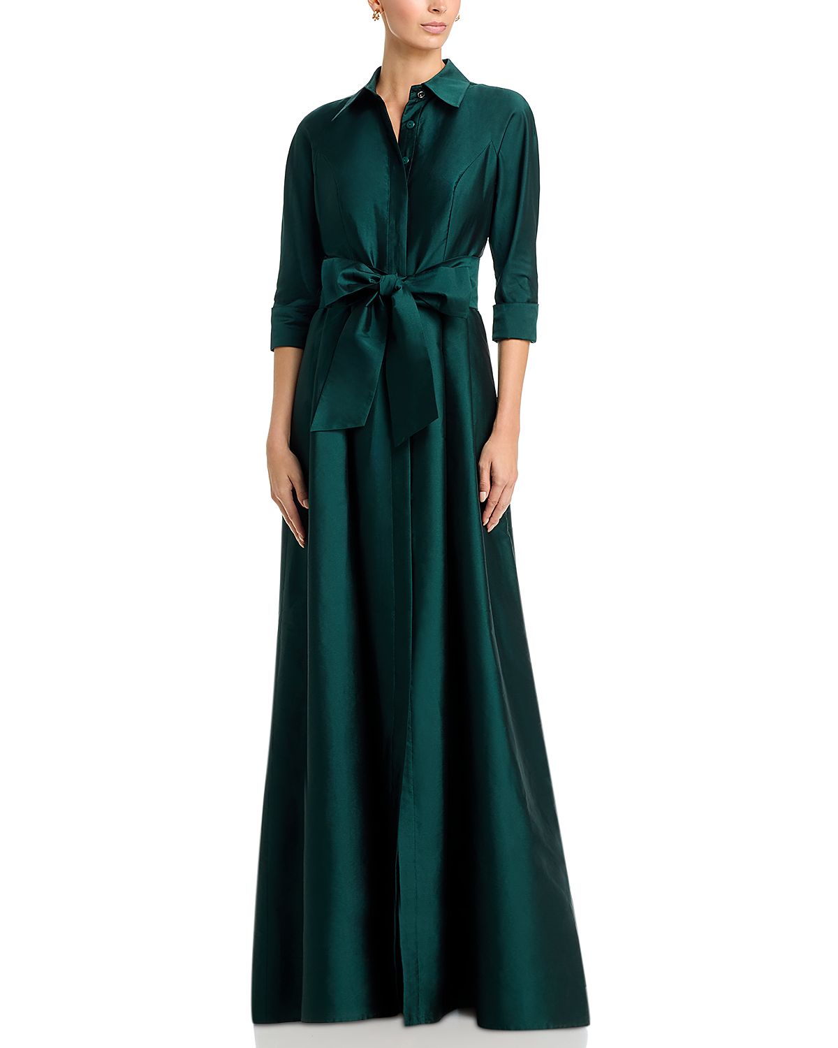 Teri Jon by Rickie Freeman Shirt Dress Gown