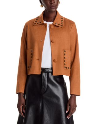 Faux Suede Saddle Jacket