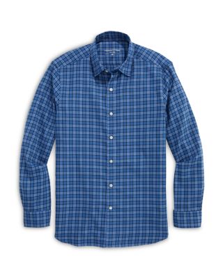 Moonshine Plaid Twill Relaxed Button Down Shirt