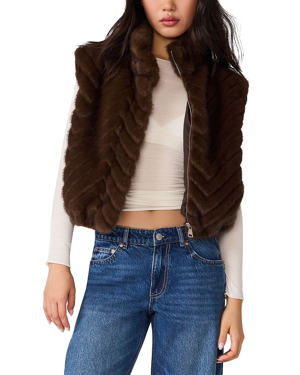 Steve Madden Faux Fur Vest