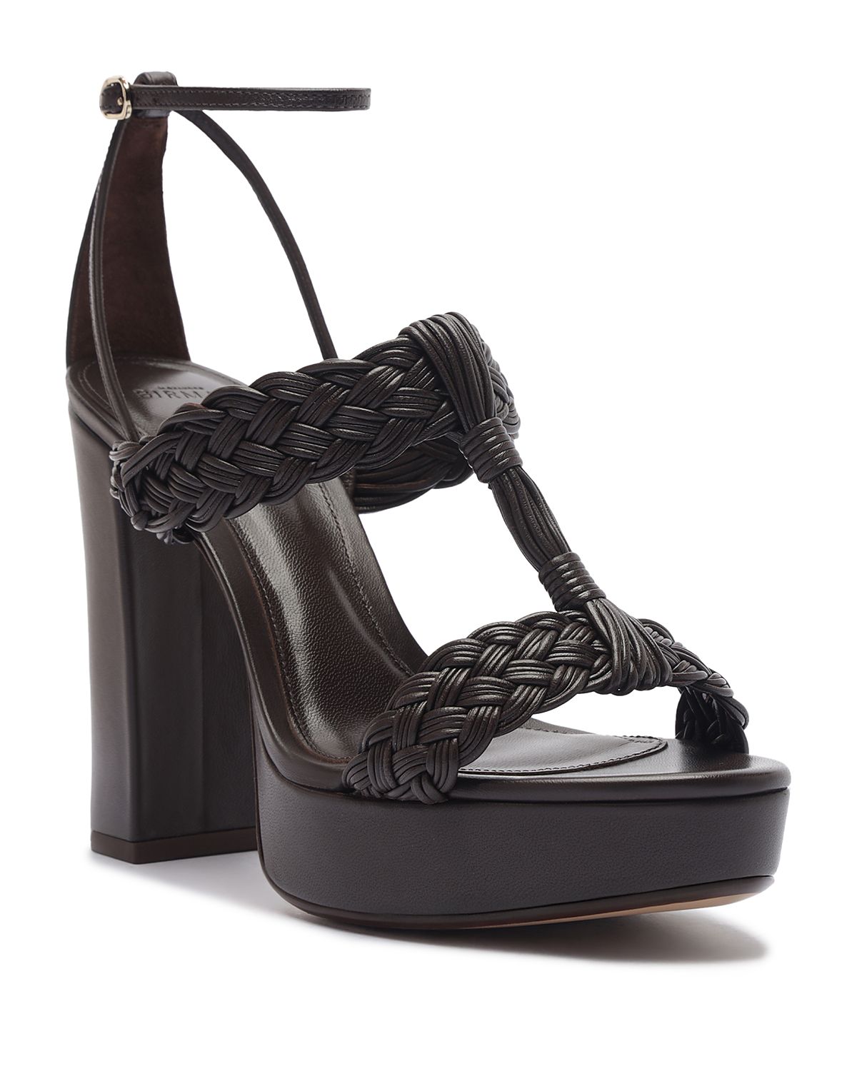 Alexandre Birman Women's Thalia Braided Leather Platform Sandals