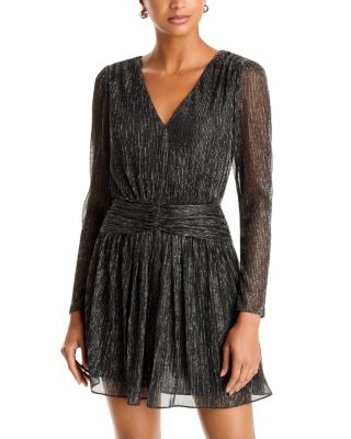 Malina Pliss&eacute; Mini Dress