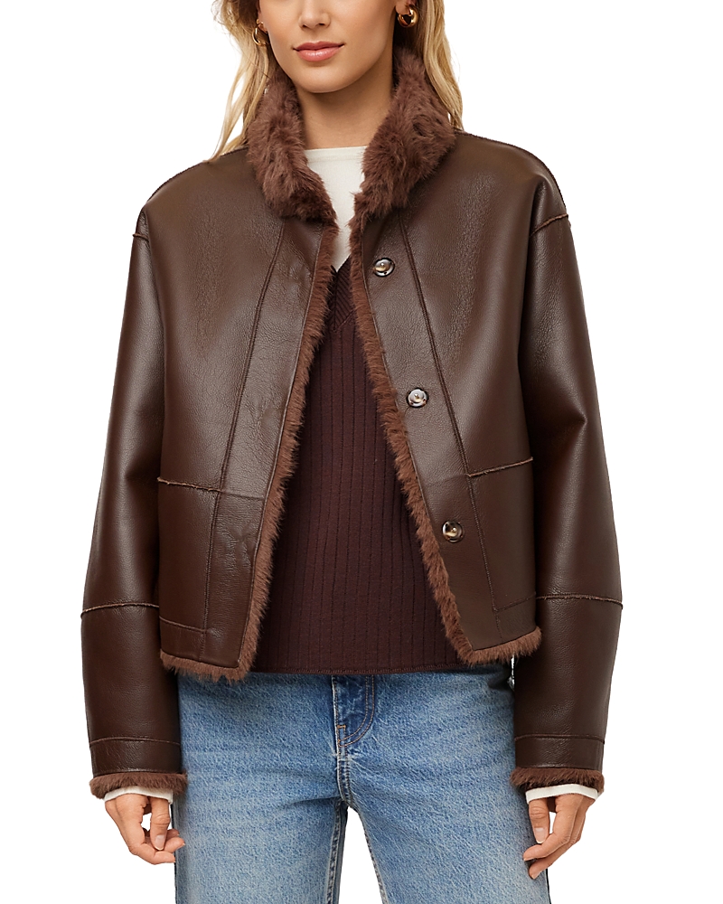 Fifteen Twenty Mackenzie Reversible Faux Fur Coat