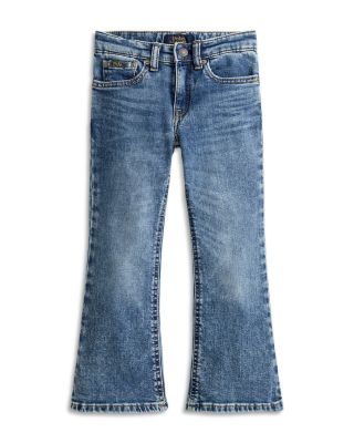 Polo Ralph Lauren Girls' Flared Stretch Denim Jeans - Little Kid