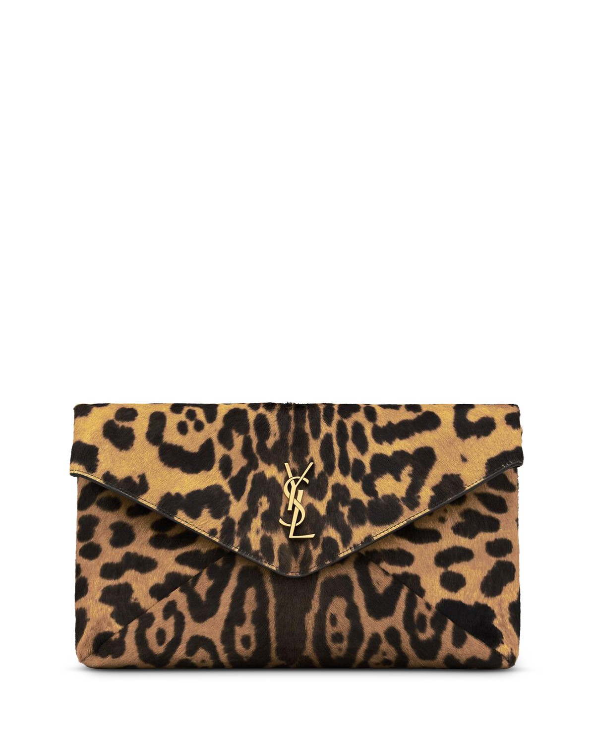 Cassandre Large Envelope Pouch in Pony Hair Leather