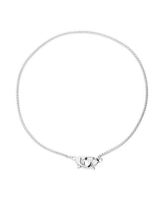  Sterling Silver-Plated Necklace with Interlocking Carabiner Detail