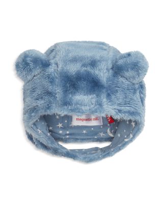 Boys' Winter Sky Minky Bear Hat - Baby