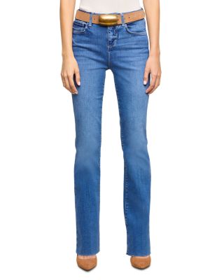 Petite Ruth High Rise Straight Jeans in Cambridge