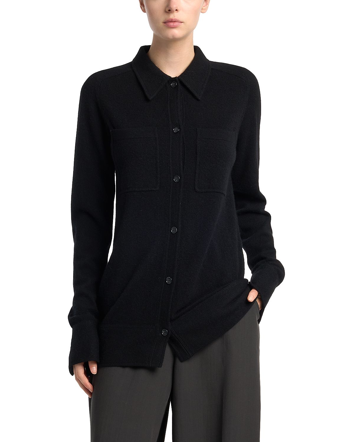 Toteme Cashmere Button Front Shirt