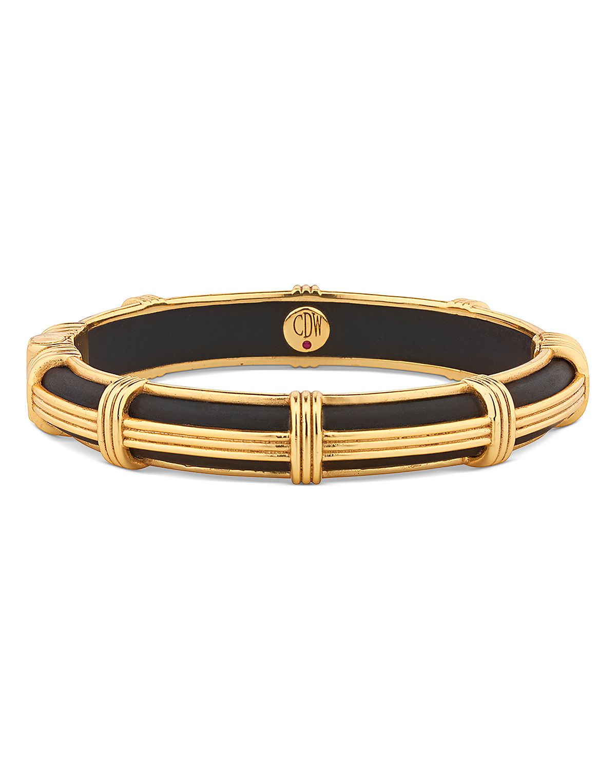 Capucine De Wulf Gaia Teak Petite Bangle Bracelet