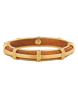 Capucine De Wulf Gaia Teak Petite Bangle Bracelet