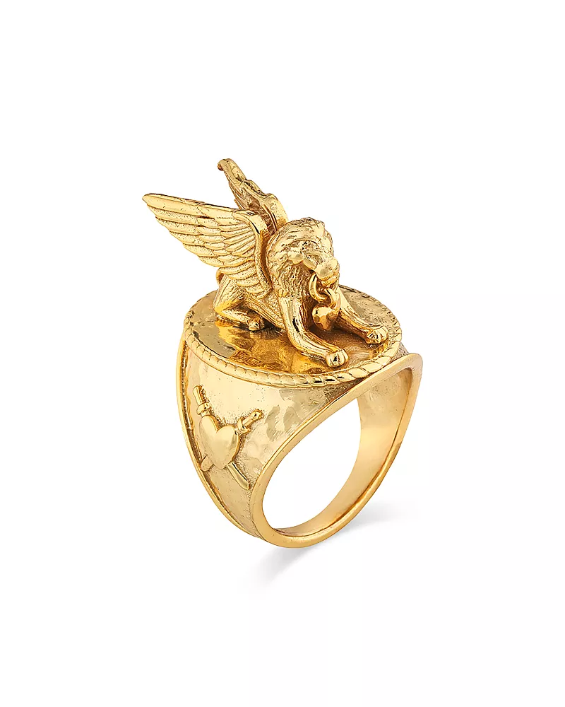 Capucine De Wulf Lionheart Cocktail Ring