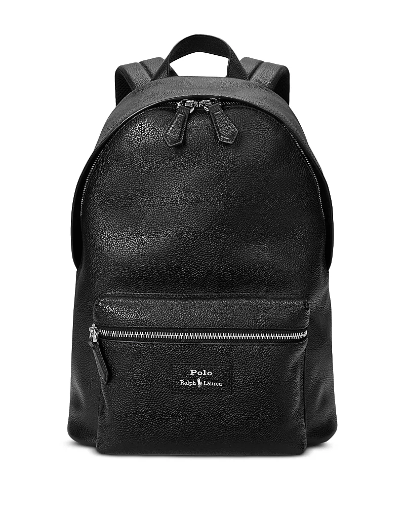 Polo Ralph Lauren Pebbled Leather Backpack