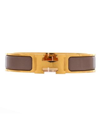 Narrow Clic H Bracelet Enamel