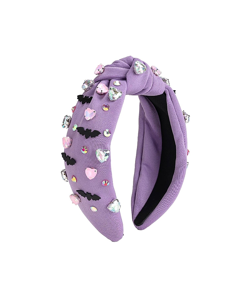 Sweet Wink Girls' Bat Halloween Gemstone Headband - Little Kid, Big Kid