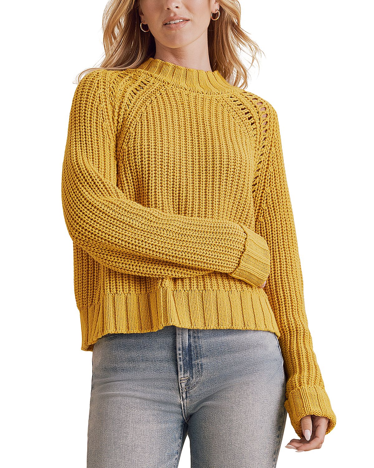 Splendid Cassidy Mock Neck Sweater