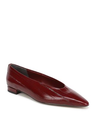 Women's Emory Pointed Toe Leather Ballet Flats