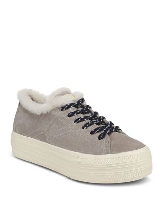 Women's Truett Shearling Lined Platform Sneakers