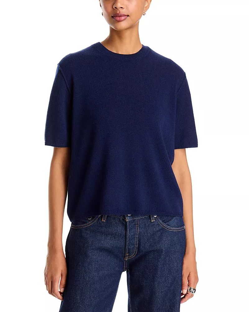 Majestic Filatures Cashmere Short Sleeve Crewneck Tee
