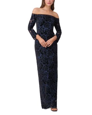 Joelle Velvet Cutwork Dress