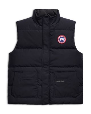 Legacy Hidden Placket Logo Patch Freestyle Down Vest