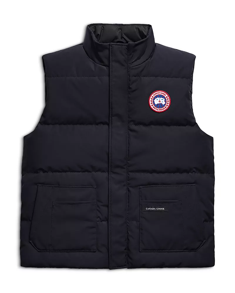 Canada Goose Legacy Hidden Placket Logo Patch Freestyle Down Vest