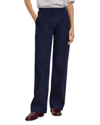 Highland High Rise Wide Leg Jeans in Midnight