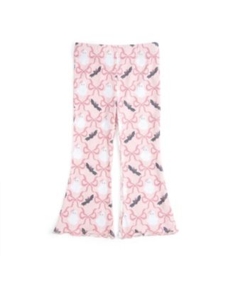 Girls' Bat and Ghost Trellis Halloween Flare Legging - Big Kid