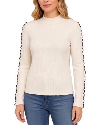 Long Sleeve Mock Neck Sweater