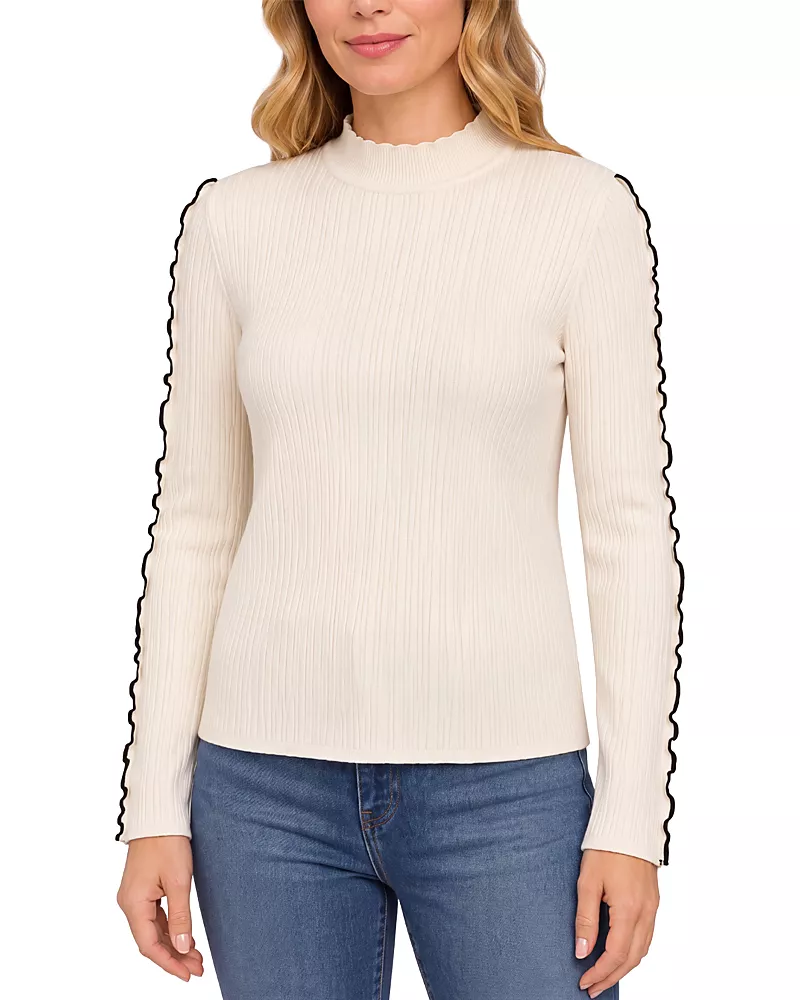 Liverpool Los Angeles Long Sleeve Mock Neck Sweater