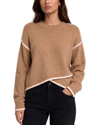 Tulip Hem Crewneck Sweater