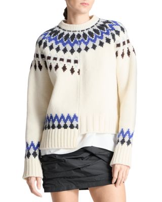 Neil Wool Crewneck Fair Isle Sweater
