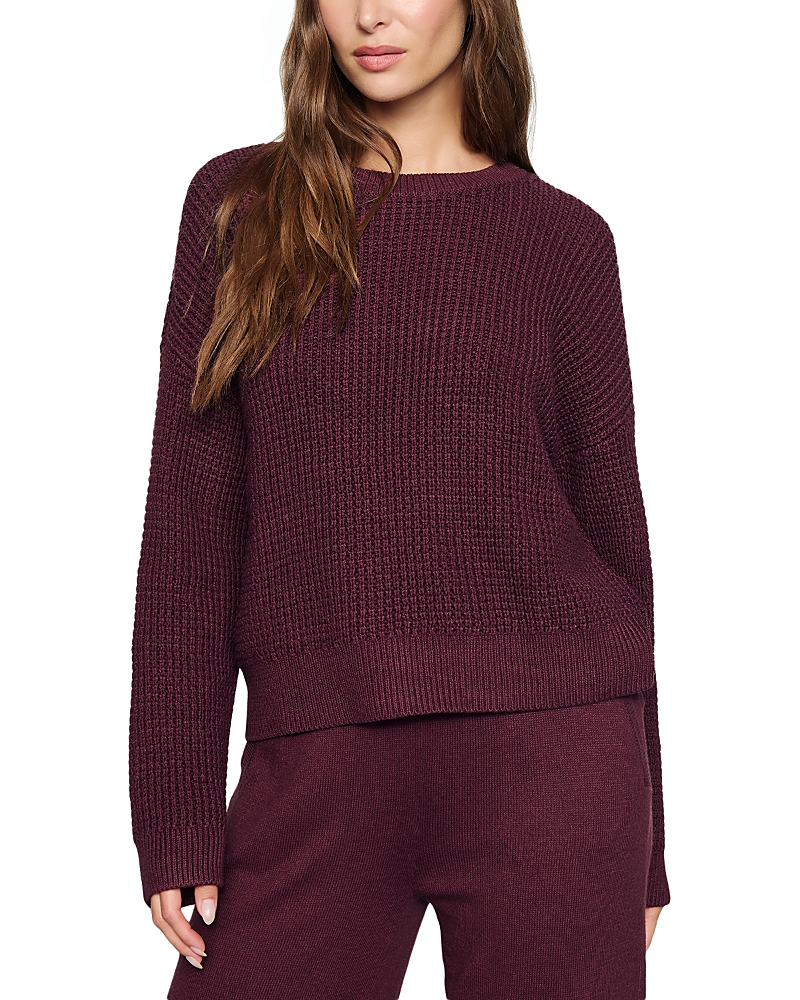 Eberjey Cropped Crewneck Sweater