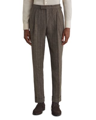 Miramare Side Tab Linen & Cotton Blend Trousers