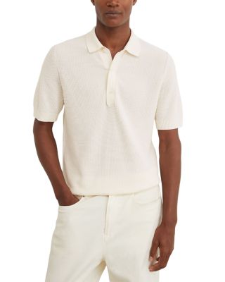 Warren Basket Stitch Sweater Polo