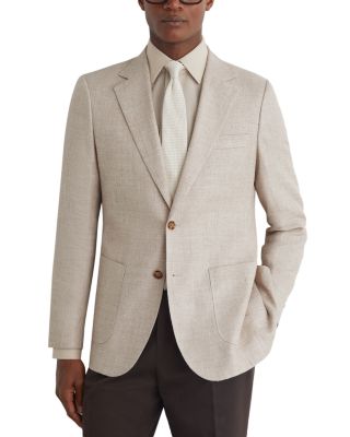 Positano Tailored Fit Linen, Silk & Cotton Blend Blazer
