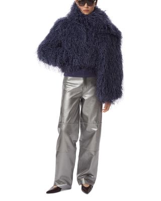 Ginette Mongolian Faux Fur Jacket - thumbnail 4
