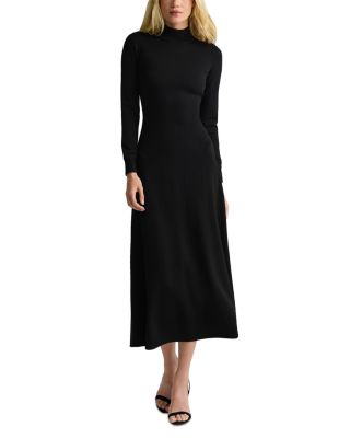 Wool Turtleneck Midi Dress