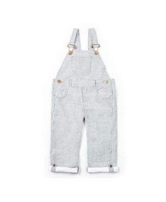 Unisex Seersucker Overalls - Baby, Little Kid, Big Kid