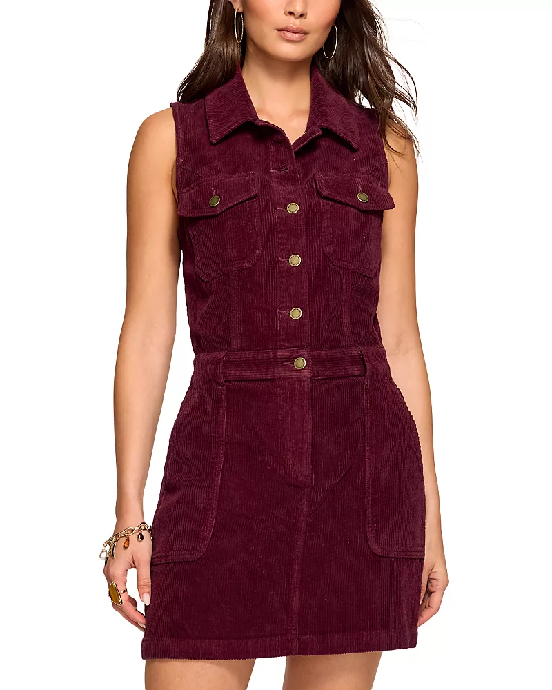 Ramy Brook Peyton Corduroy Mini Dress