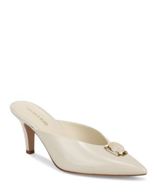 Women's Rochelle Cabochon Suede High Heel Mules