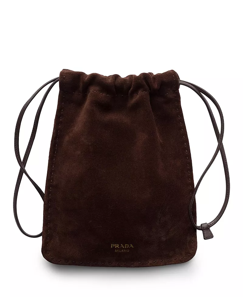 Prada Suede Smartphone Pouch